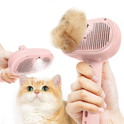 Pet Spray Grooming Brush for Cats and Dog