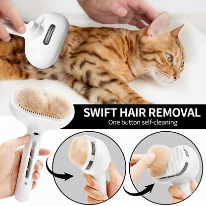 Pet Spray Grooming Brush for Cats and Dog