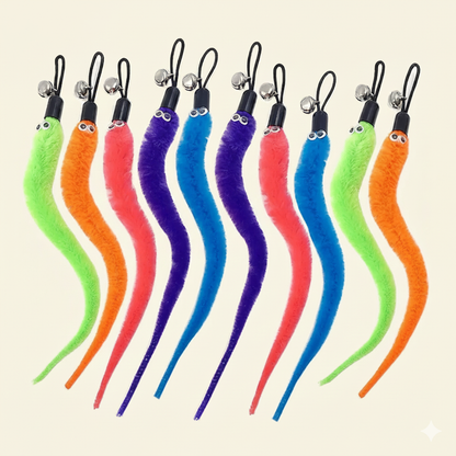 Retractable Cat Feather Toy for Indoor Cats