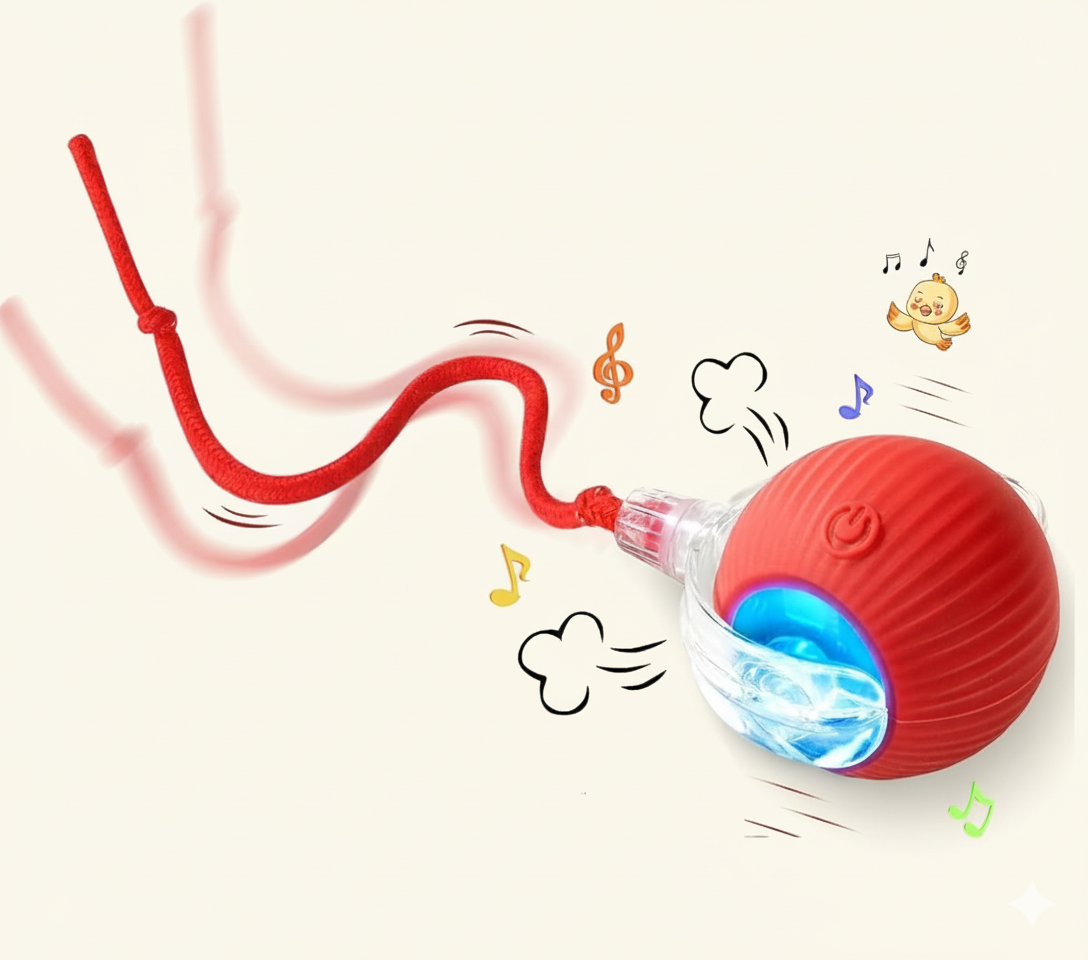 Smart Interactive Cat Toy Ball for Endless Play Exercise and Fun